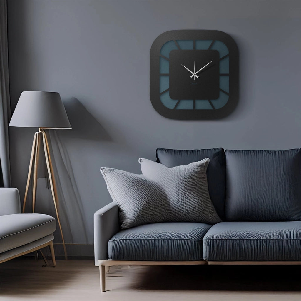 Orologio da parete minimal Exo Avorio,fango