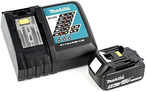 DPJ 180 RT1J - Fresa a batteria agli ioni di litio da 18 V in Makpac + 1 batteria da 5,0 Ah + caricatore