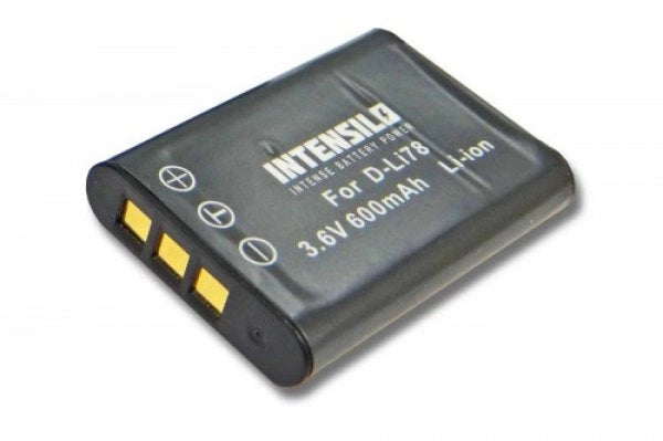 Batteria Fotocamera INTENSILO per Pentax, Nikon D-Li78, EN-EL11 3.6V 600mAh