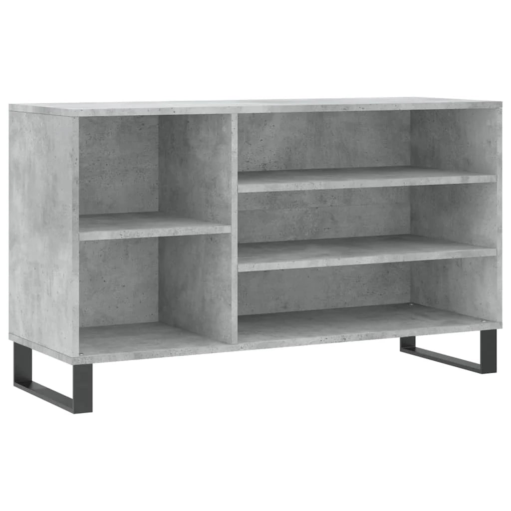 Scarpiera mobiletto portascarpe mobile per ingresso/corridoio/soggiorno 102 x 36 x 60 cm legno ingegnerizzato grigio 02_0021791
