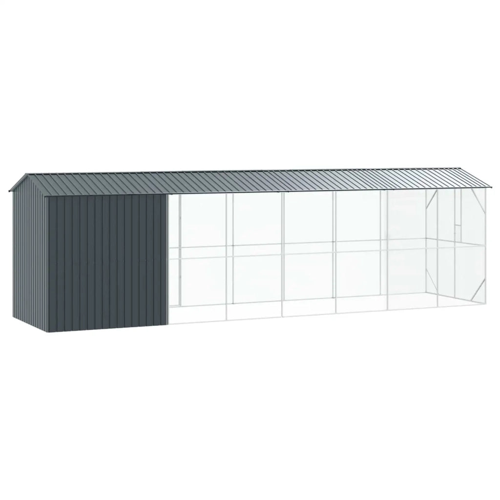 Gabbia per uccelli Antracite 860 x 208 x 247 cm Acciaio zincato 3325155