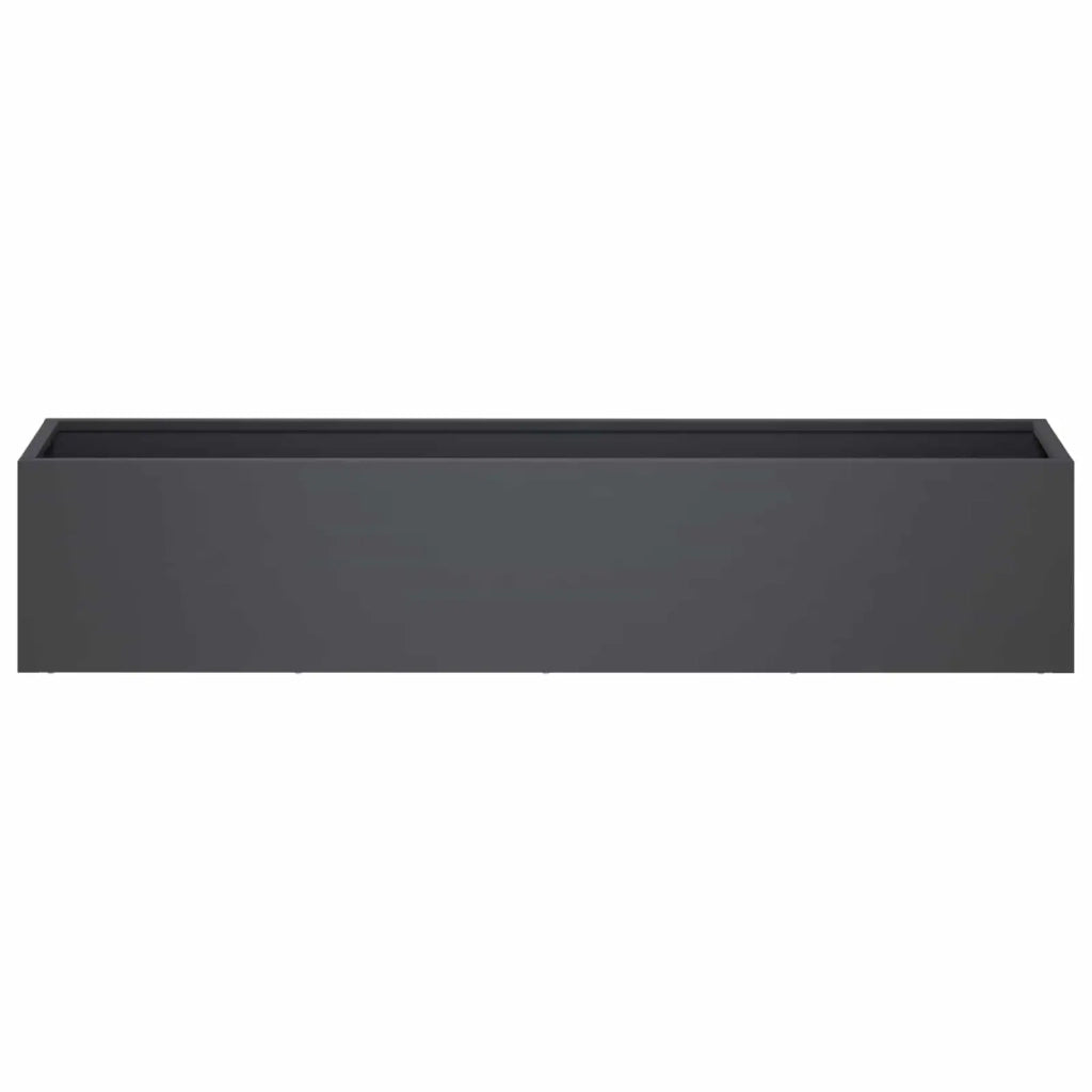 Vaso da giardino Antracite 80 x 20 x 20 cm 8005166