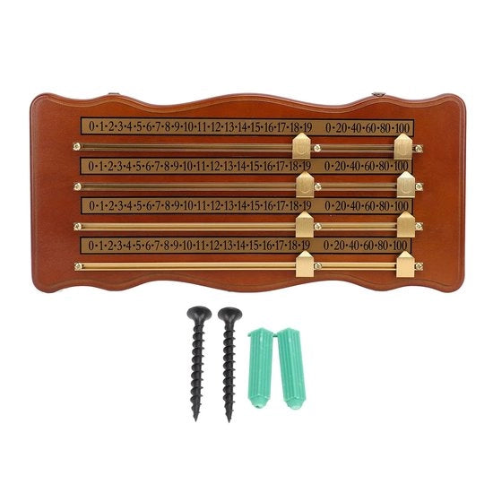 Tavolo da Billar - Punteggio Hightech - Materiale Legno - Accessorio - 4 Tracce - Qualità Elevata - Design Minimalista - Tavolo da Billard