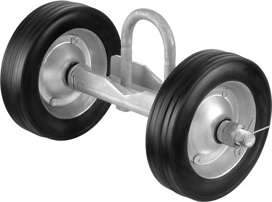 Set di porte scorrevoli, 6 pollici, attrezzo universale, ruote robuste per porte scorrevoli e porte a rottura, carico massimo 600 lbs, nero