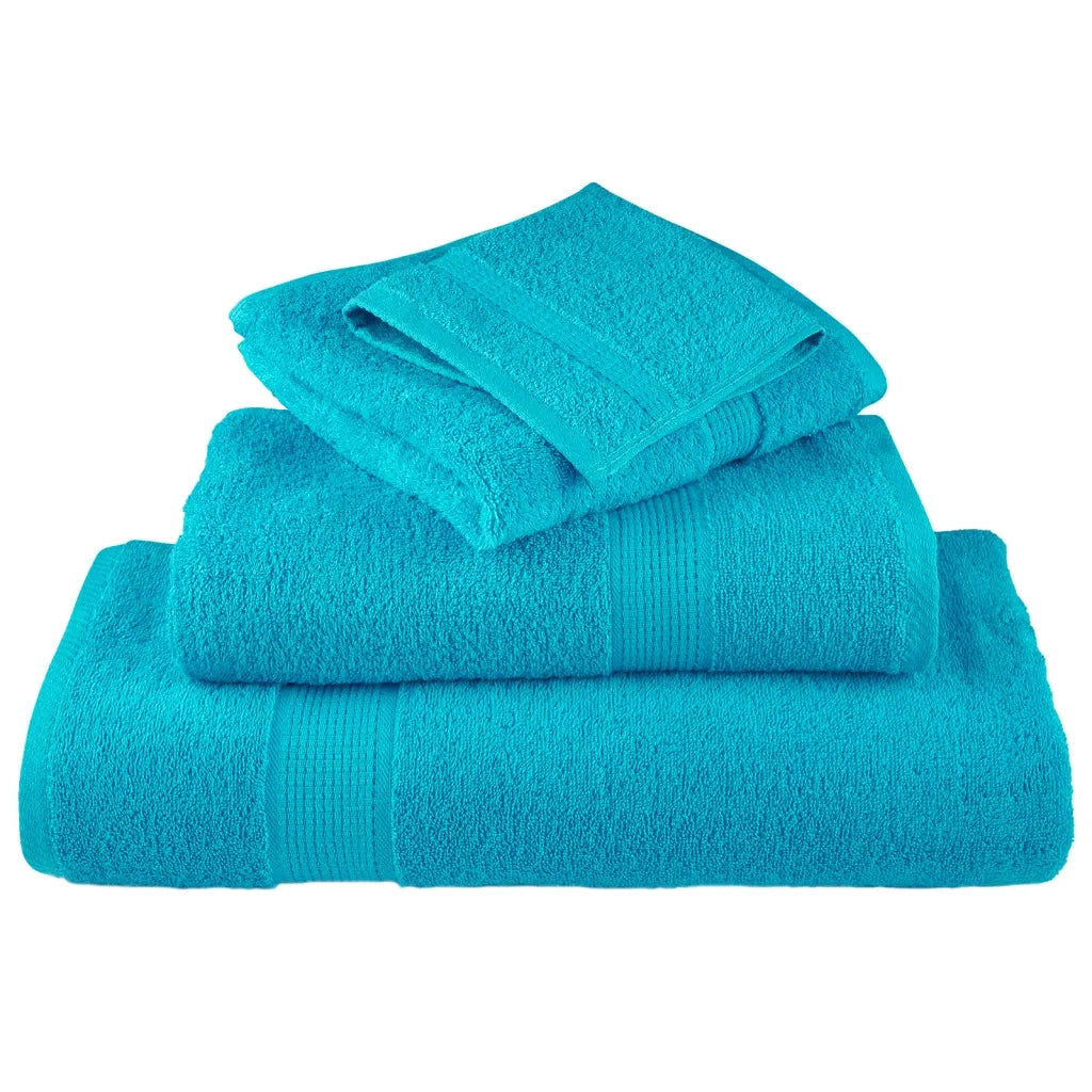 Asciugamani Premium SOLUND 2pz Turchesi 100x200cm 600 g/m² 137461