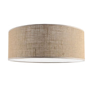 Plafoniera tonda Ø50 1 luce E27 juta/bianco Lamego Shilo