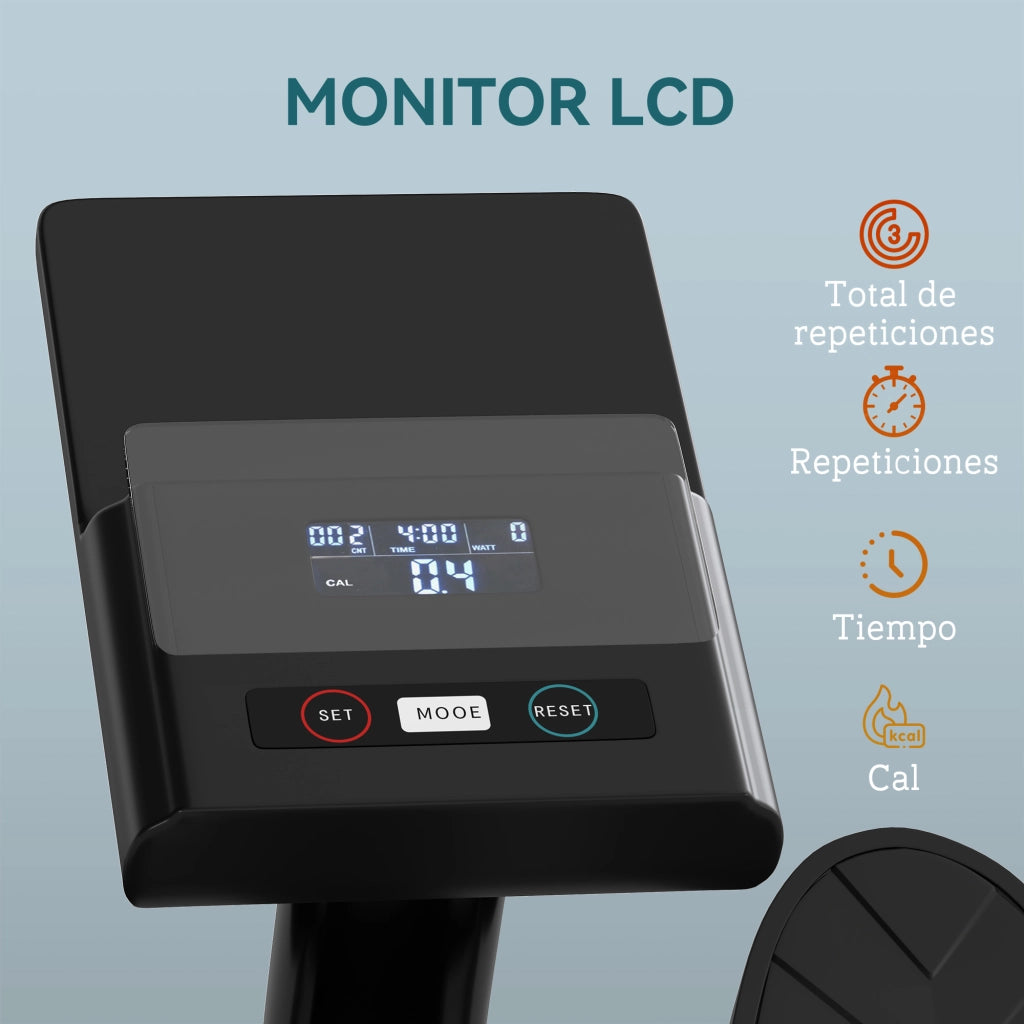 Vogatore Domestico ¨C zephmum ¨C 12 Livelli Resistenza Idraulica LCD Nero