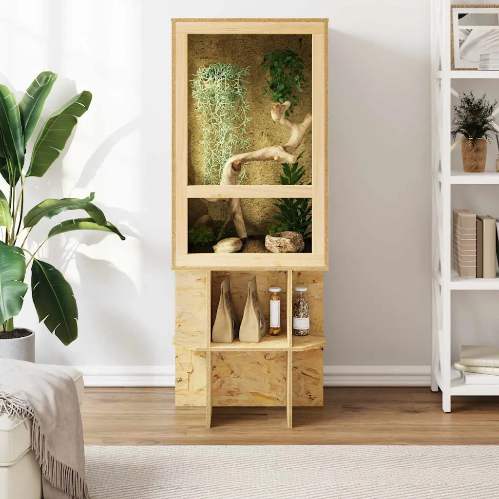 Base per Terrario Marrone 50 x 50 x 50 cm OSB CFW7746734