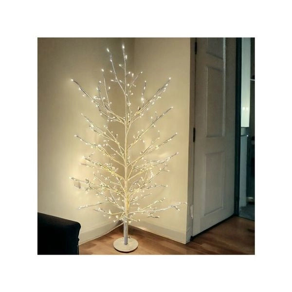 Albero natale lotti 77485 tiglio con 330 microled bianco