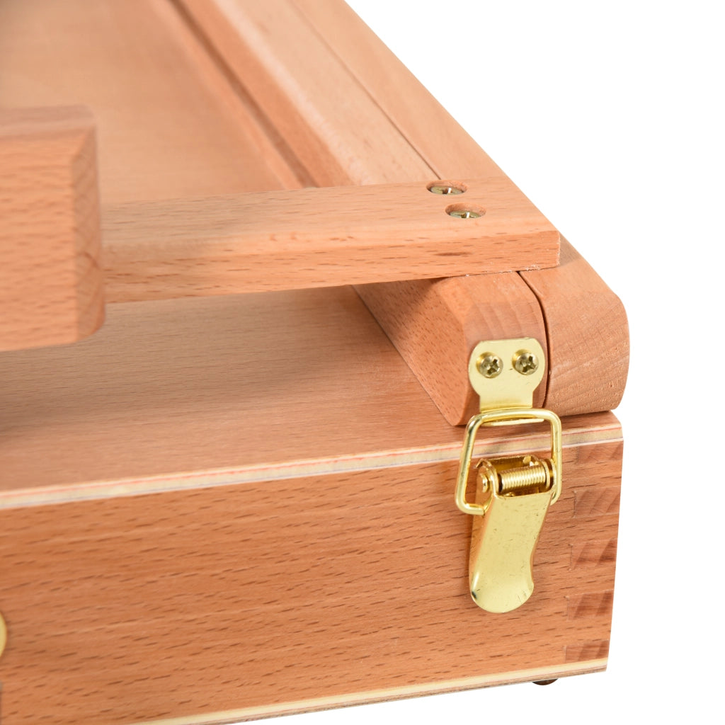 Tavolo da Pittura ¨C Zephmum ¨C Legno Naturale Pieghevole con Cassetto