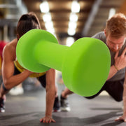 Trade Shop - Manubrio Singolo 8 Kg In Vinile Allenamento Esercizi Casa Palestra Workout Fit -