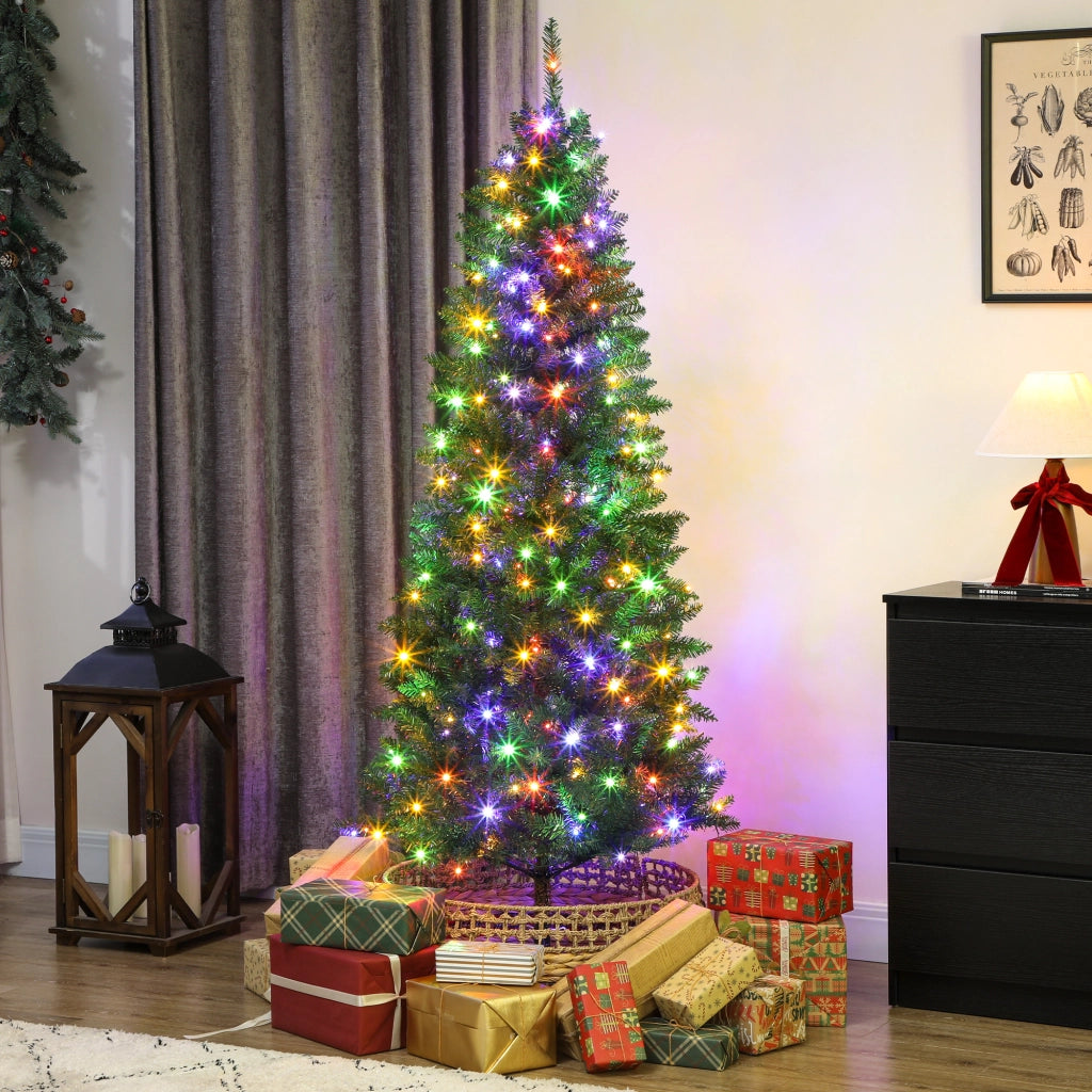 Albero di Natale artificiale con luci ¨C Minimal ¨C verde 180 cm 899 punte