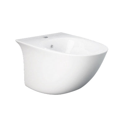 Bidet sospeso con fissaggio nascosto e rubinetto integrato