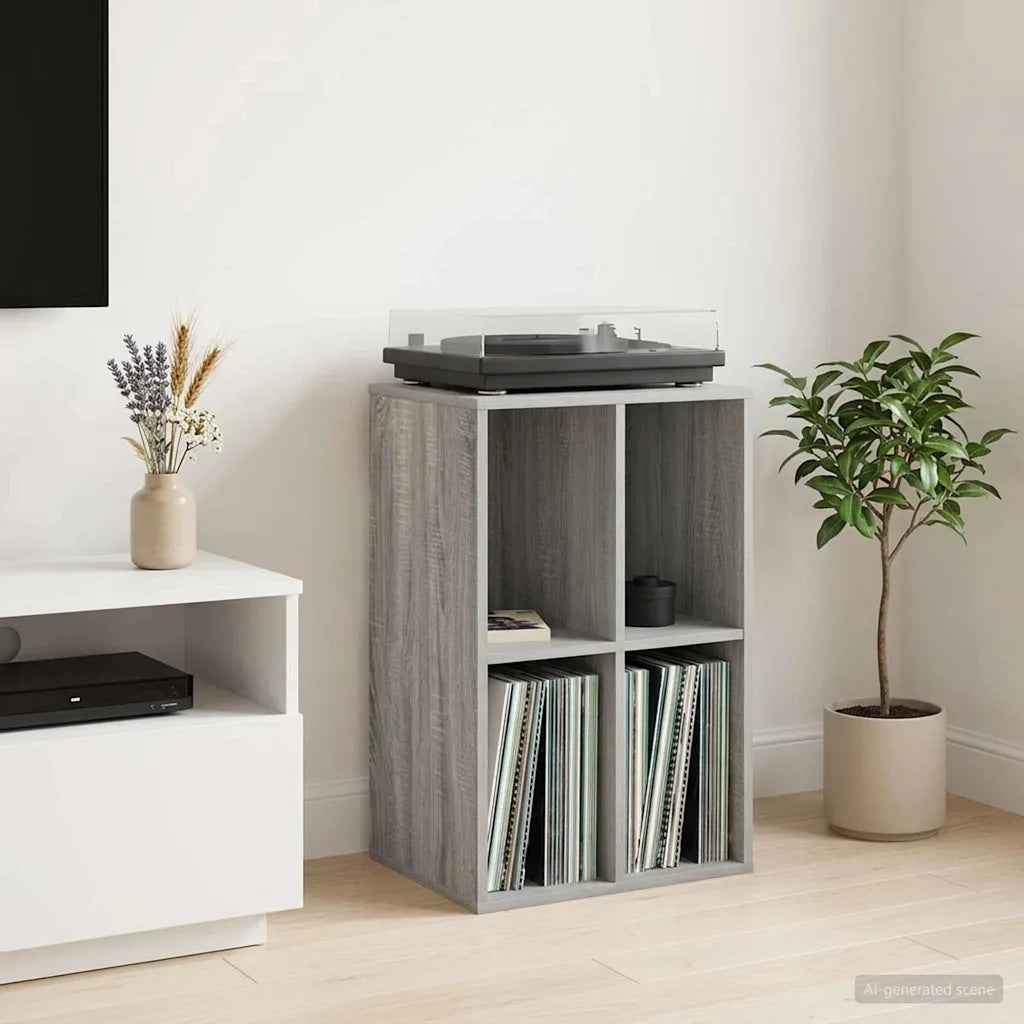Mobile porta vinili Sonoma grigio 44,5 x 36,5 x 74,5 cm 8012871