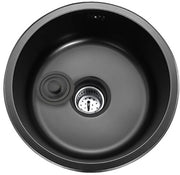 Wastafel Premium in Acciaio Inossidabile T-304 - Vasca a Spirale - Disimpegno Cucina - Sostegno Sotto/Su - Duraturo - Resistente alla Corrosione