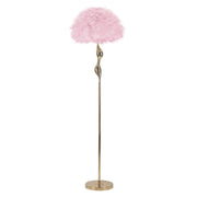 Lampada da Terra VKH189, Rosa, Metallo, 50x50x165 cm