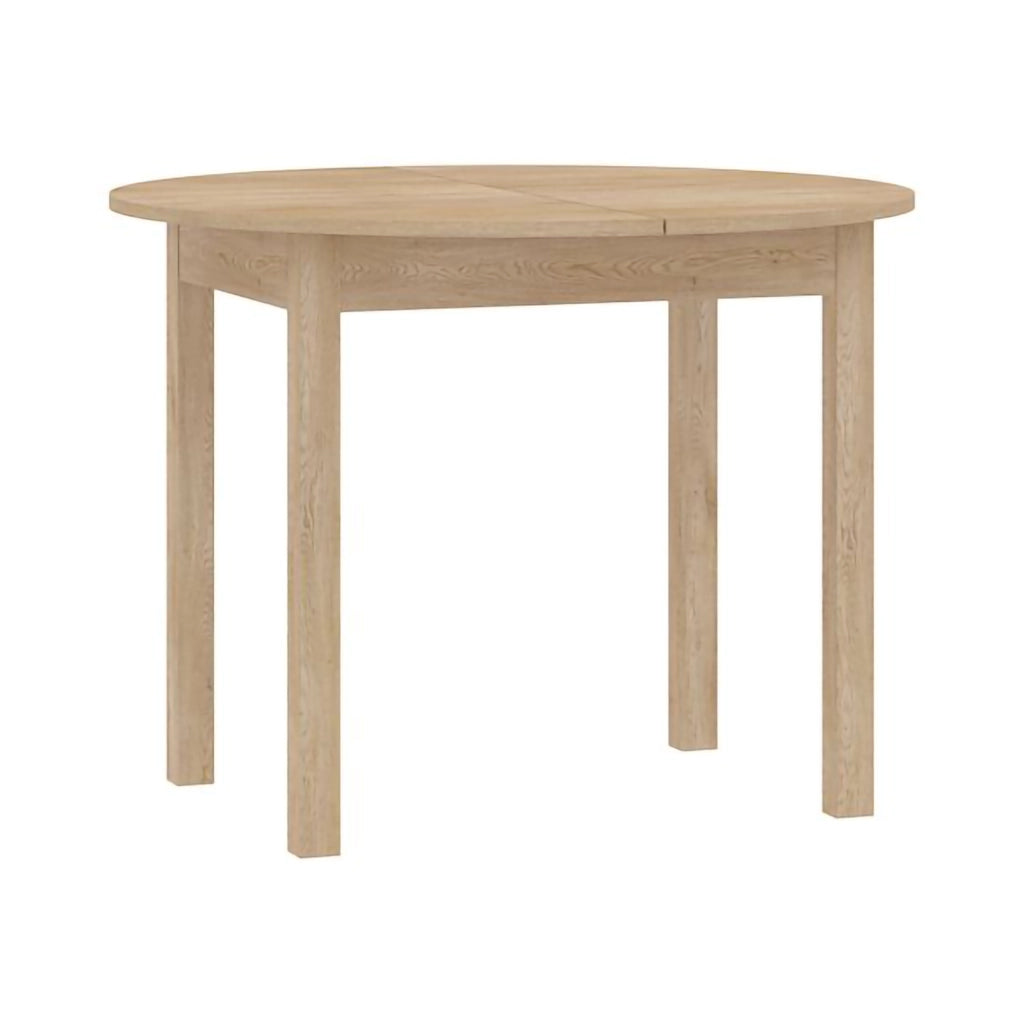 Liriteda, Tavolo Allungabile 6 Posti, 100x80x76h cm Marrone Rovere