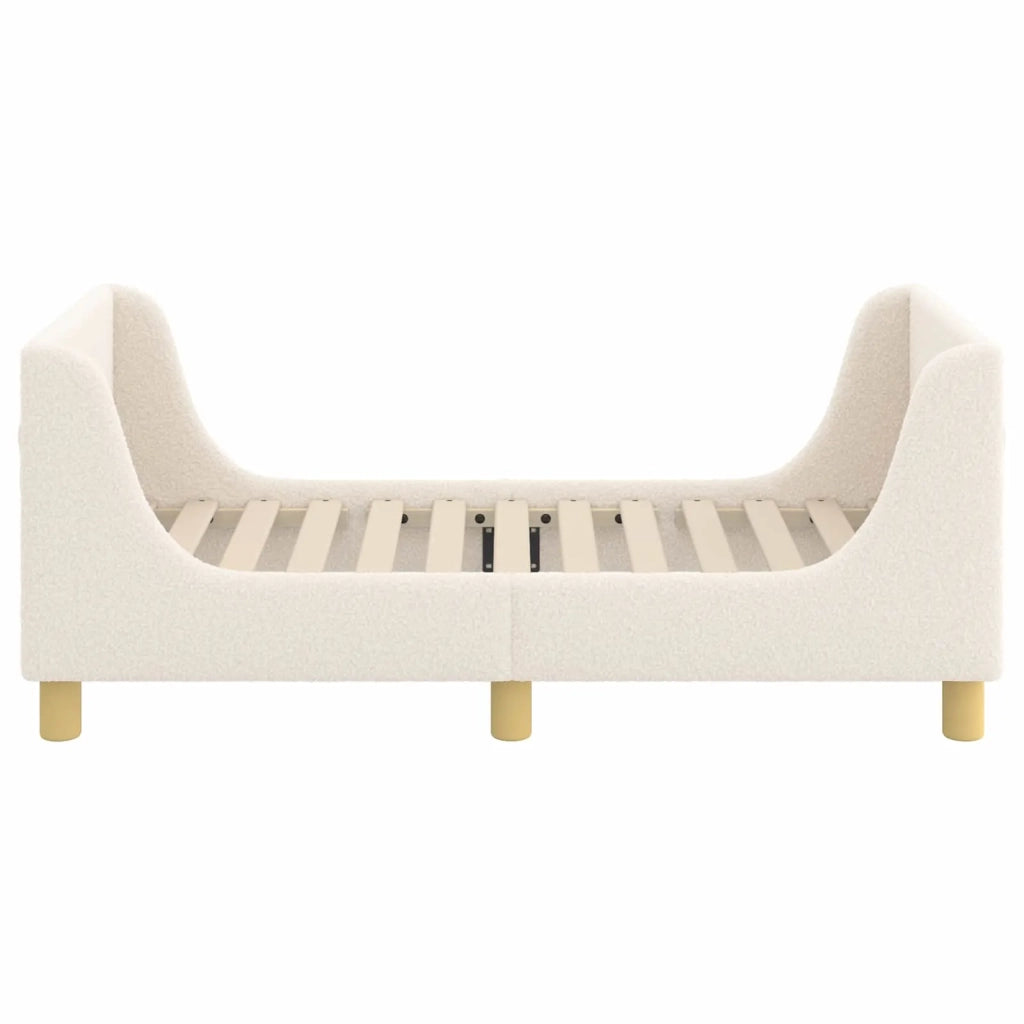 Struttura letto per bambini con testata Crema 70 x 140 cm