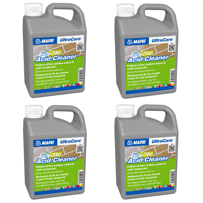 Pulitore liquido concentrato acid cleaner per residui cementizi tanica 1 litro *** pezzi 4 pz, confezione 1