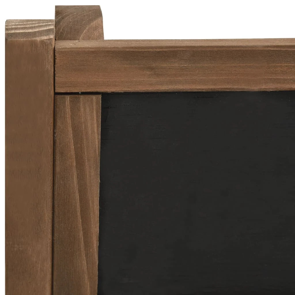 Portavasi/fioriera a 3 ripiani con ripiano 40 x 30 x 90 cm pino marrone 02_0045249