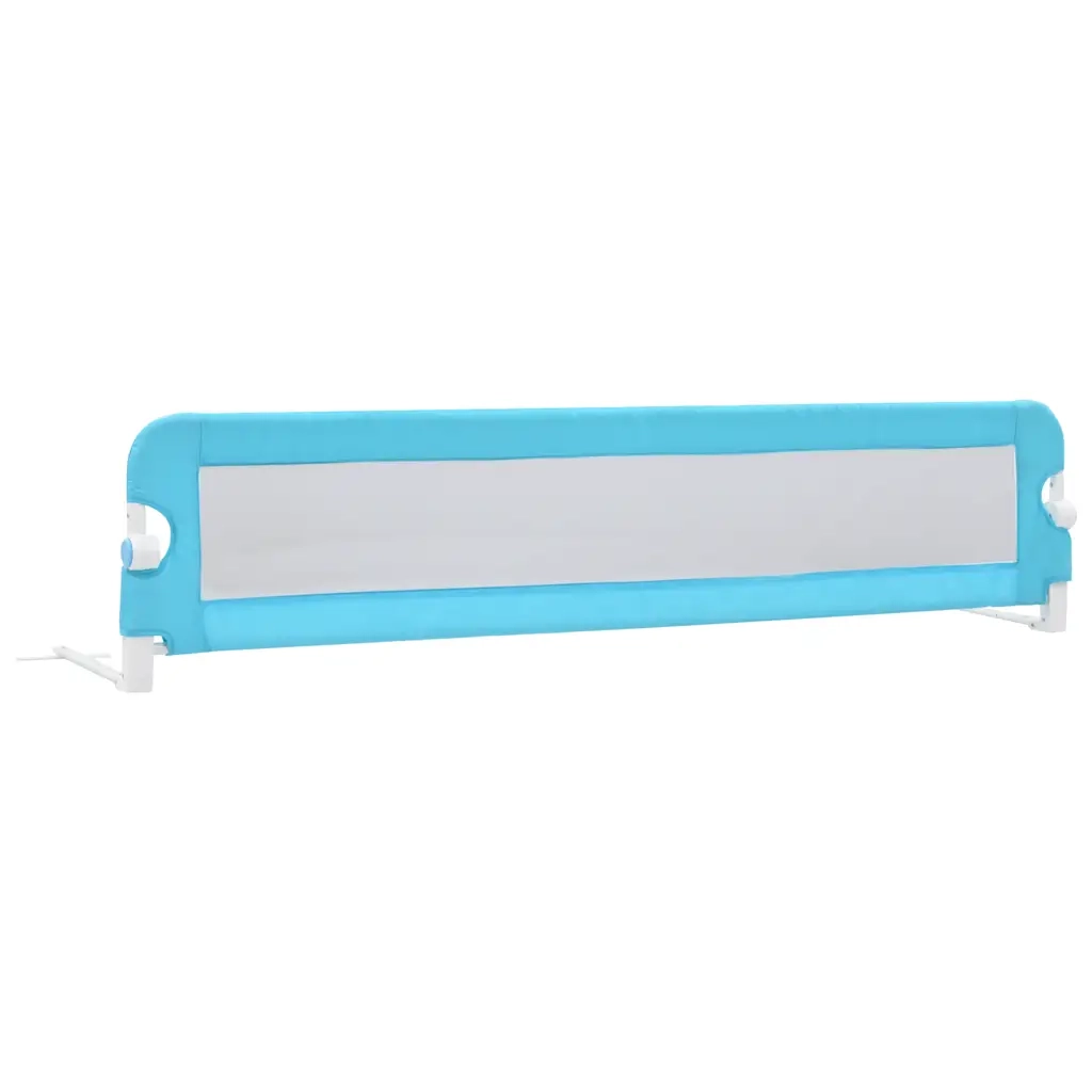 Sponde Letto di Sicurezza per Bambini Blu 180x42cm Poliestere CFW3622102