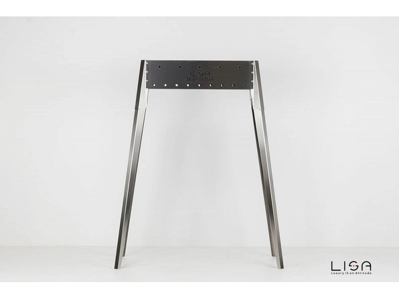 Barbecue a carbone per arrosticini Lisa Miami 500 in acciaio inox