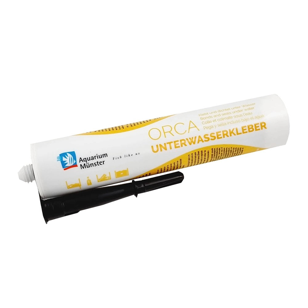 Aquarium Munster Orca 450gr - Silicone subacqueo Atossico Colore Nero