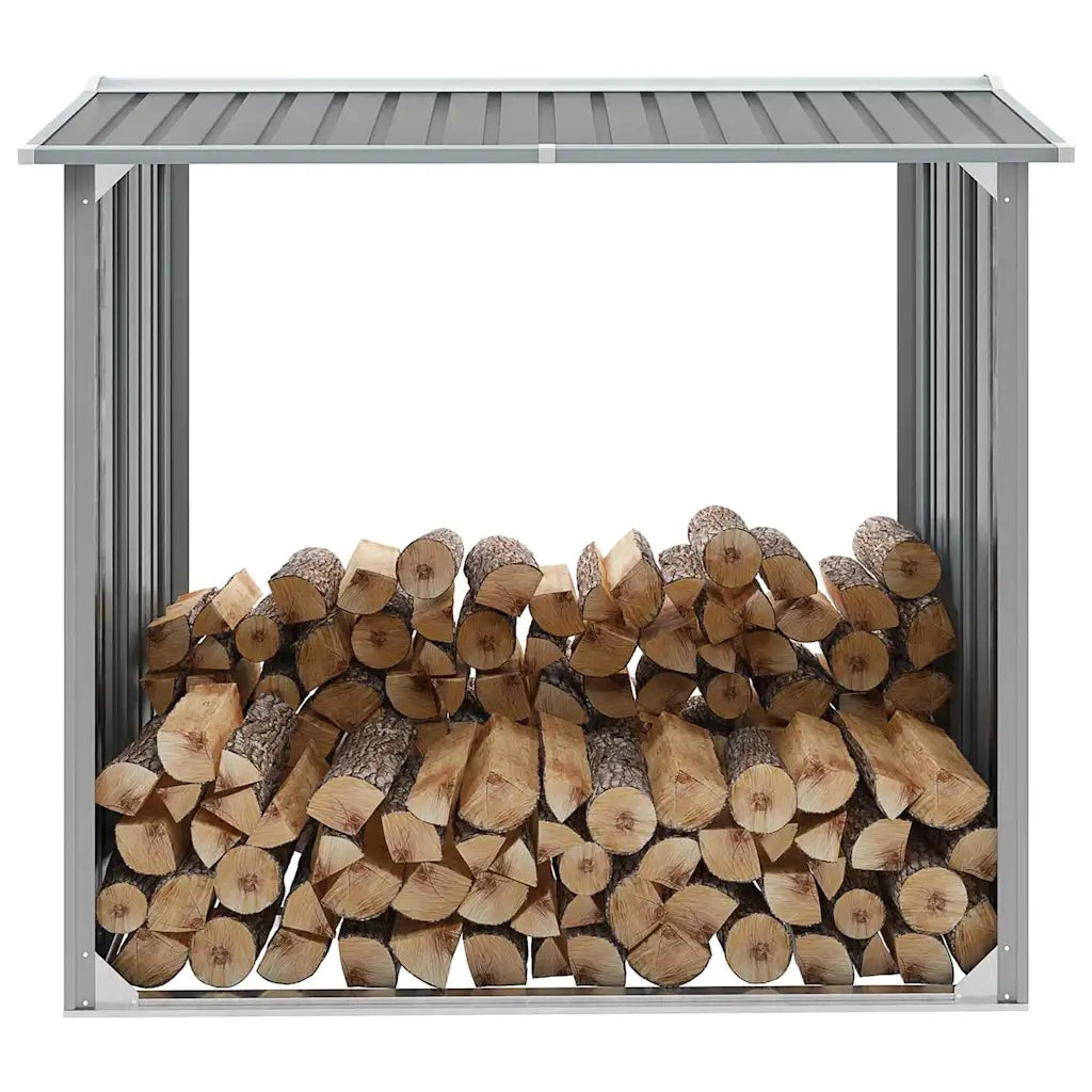 Capannone da Giardino in Acciaio Zincato 172x91x154cm Grigio cod mxl 120914