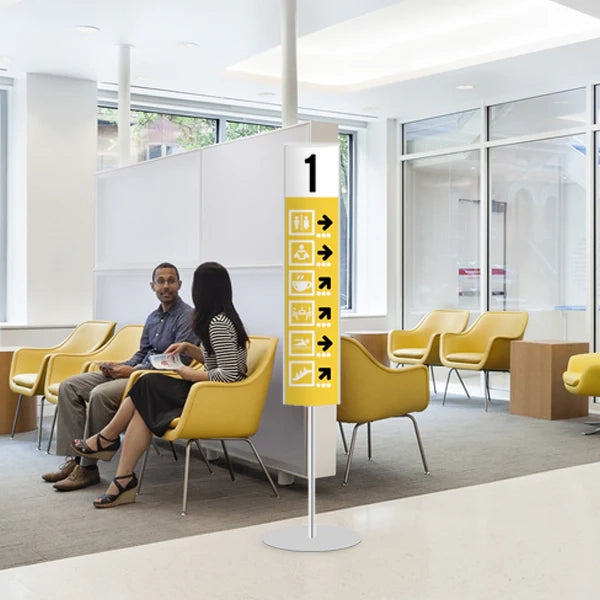 Mini Totem bifacciale verticale 21 x 100 inclusa STAMPA