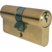 CILINDRO SAGOMATO 2300 IBFM - OTTONE CHIAVI 3 CAMMA DIN MM 75 35+40- 2 pezzi