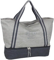 Borsa XXL per tempo libero - sport - spiaggia - shopper per donna con cerniera