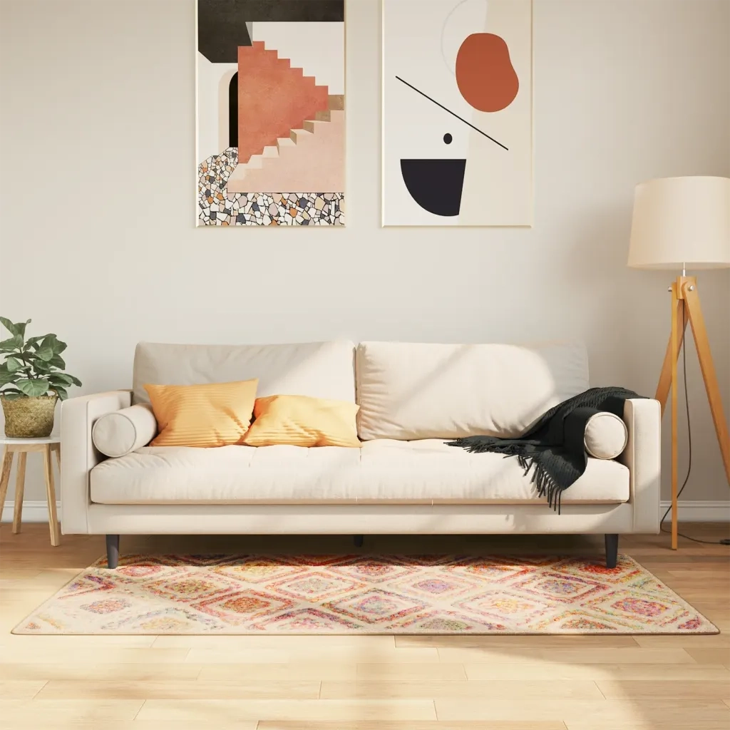 Tappeto Lavabile Multicolore 80x150 cm 136585