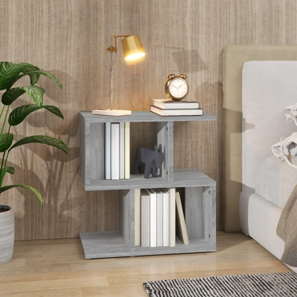 Comodino | Armadio da Notte | Mobiletto da notte Grigio Sonoma 50x30x51,5 cm in Legno Multistrato