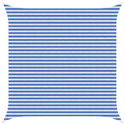 Telo Ombra Blu e Bianco 4,5 x 4,5 m HDPE