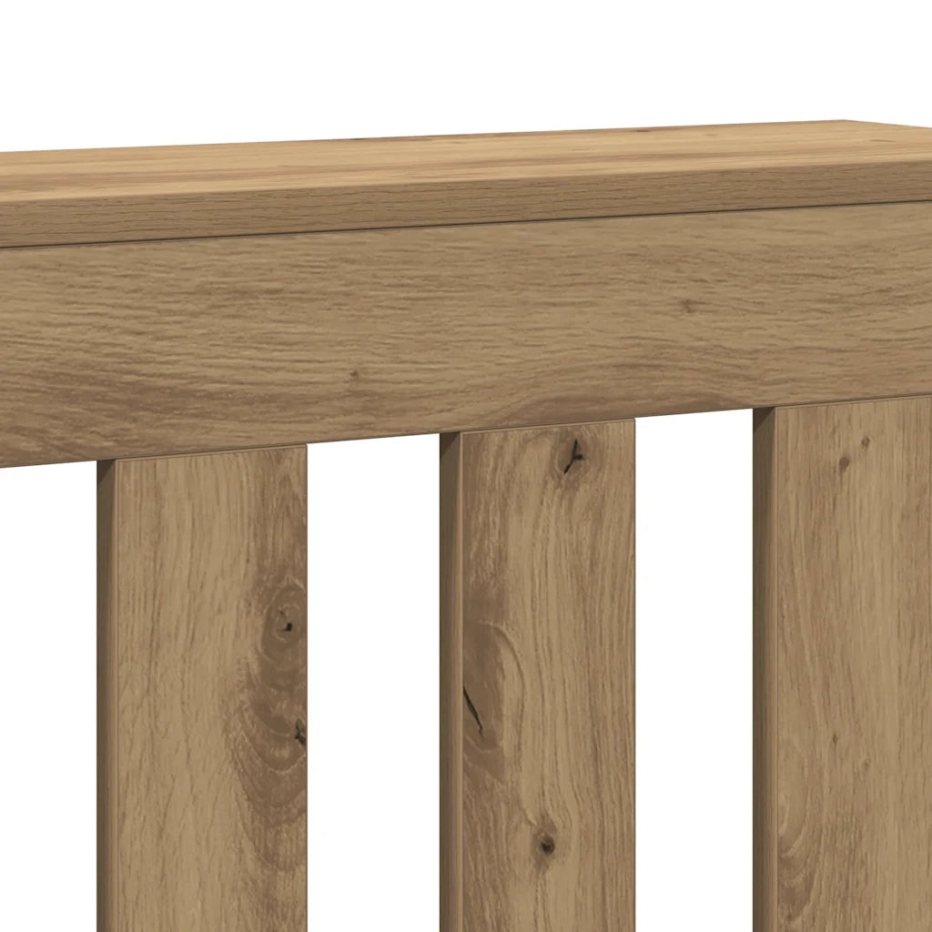vidaXL Copertura Termosifone Rovere 175x20x82 cm in Legno Multistrato