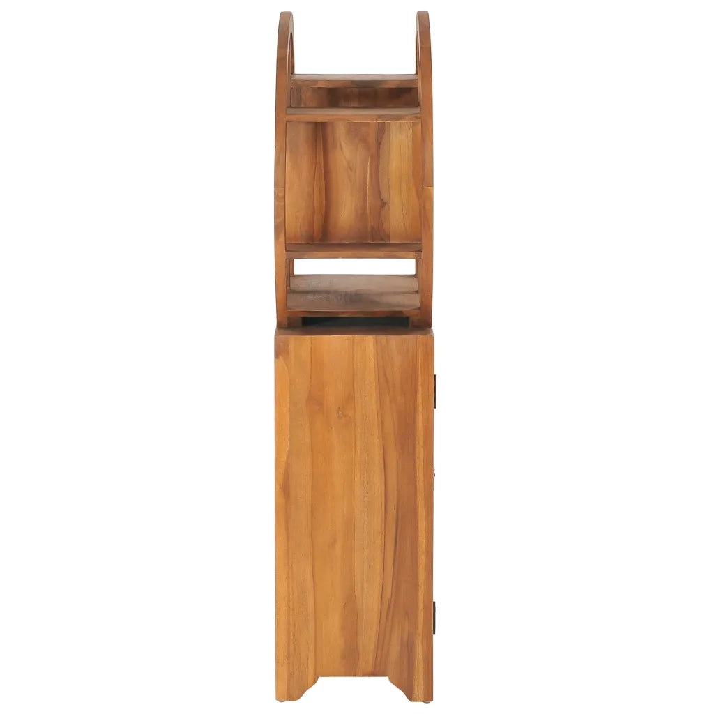Armadietto con Mensola Yin Yang 70x30x130 cm in Legno di Teak cod mxl 44318