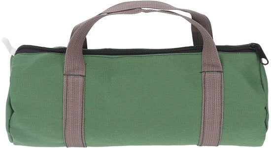 Borsa di lavoro in tela pesante - portatile - apertura ampia - multifunzionale - duraturo - capacità maggiore - chiusura rapida con cerniera - borsa di attrezzi