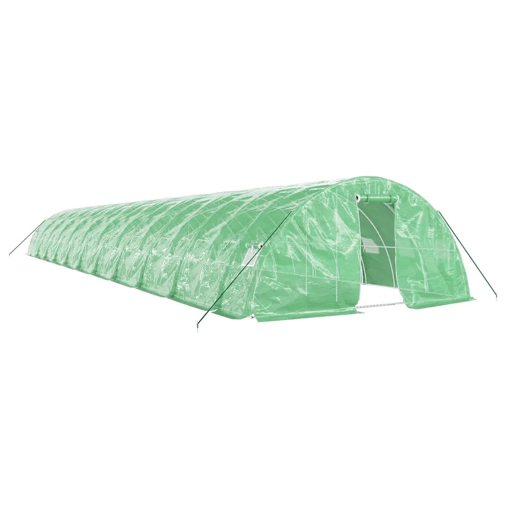 Serra con Telaio in Acciaio Verde 110 m² 22x5x2,3 m 3188092