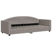 Letto singolo | Letto per adulti | Letto da Giorno Tortora 80x200 cm in Tessuto