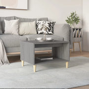 Tavolino da Salotto-Tavolino da soggiorno-Tavolo Grigio Sonoma 60x50x40 cm Legno Multistrato 129719