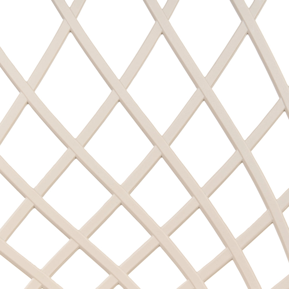 Set di 2 sedie da pranzo beige materiale sintetico aperto stile moderno soggiorno stile scandinavo