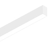 Sistema Lineare Fluo Wide Alluminio Bianco Led 27W 4000K Luce Naturale L.120,5
