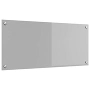 Schienale da cucina Grigio chiaro 90 x 40 cm vetro temperato 42001232