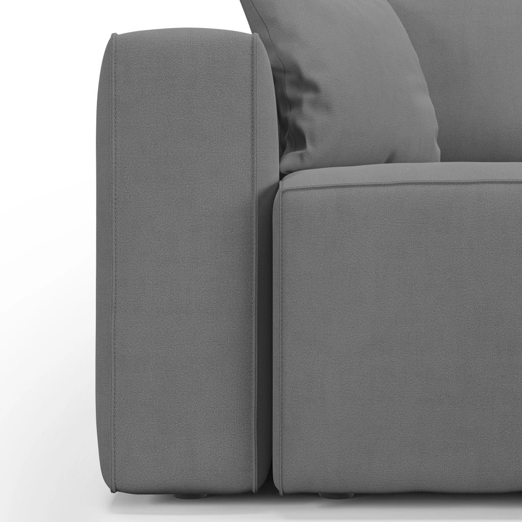 Morfeo Divano 3 sedute tessuto impermeabile 245 cm grigio