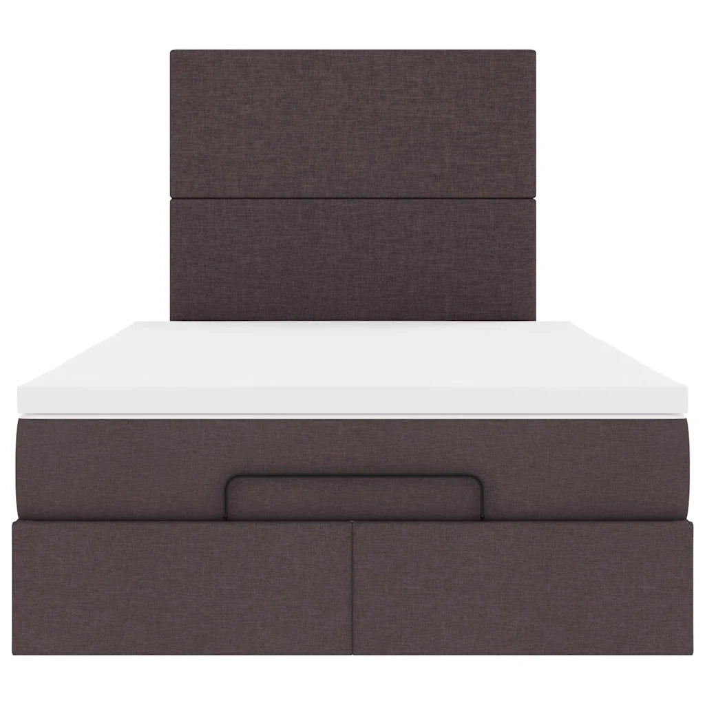 Struttura Letto Pouf con Materasso 80x200 cm in Tessuto 3313909