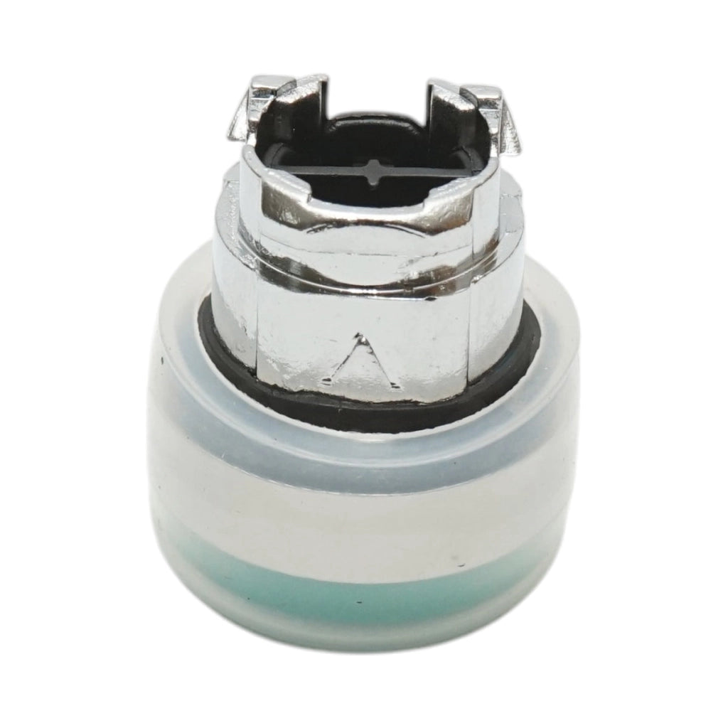 Testa del pulsante di controllo verde con cappuccio protettivo Ø 22mm ZBE Breckner Germany