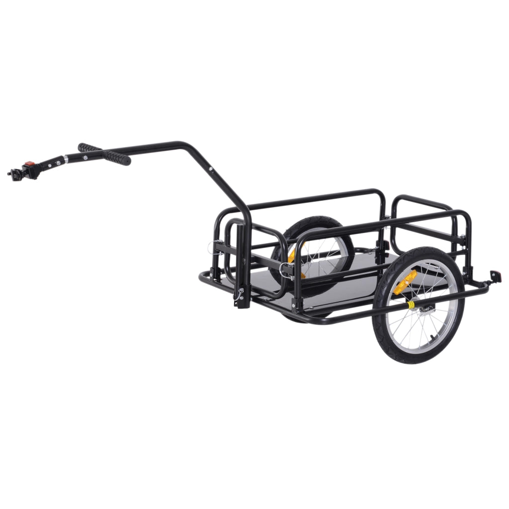 Rimorchio per bicicletta pieghevole ¨C Xylo ¨C 155x71,5x77 cm, capacit¨¤ 40 kg
