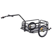 Rimorchio per bicicletta pieghevole ¨C Xylo ¨C 155x71,5x77 cm, capacit¨¤ 40 kg