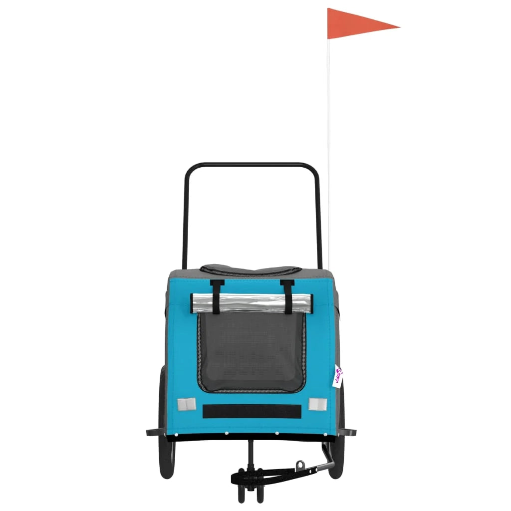 Rimorchio/carrello per animali domestici blu 02_0044243