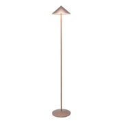Zafferano Lampada da Terra Led Ricaricabile Pina XXL - 6W, IP65, Dimmer Touch, Testa Magnetica, Design Moderno per Interni ed Esterni - Bronzo